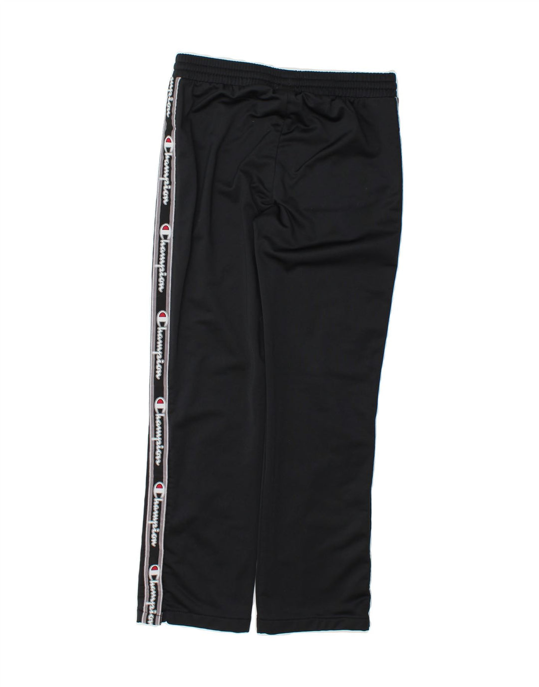 CHAMPION Boys Graphic Tracksuit Trousers 15-16 Years 2XL Black Polyester Vintage Champion and Second-Hand Champion from Messina Hembry 