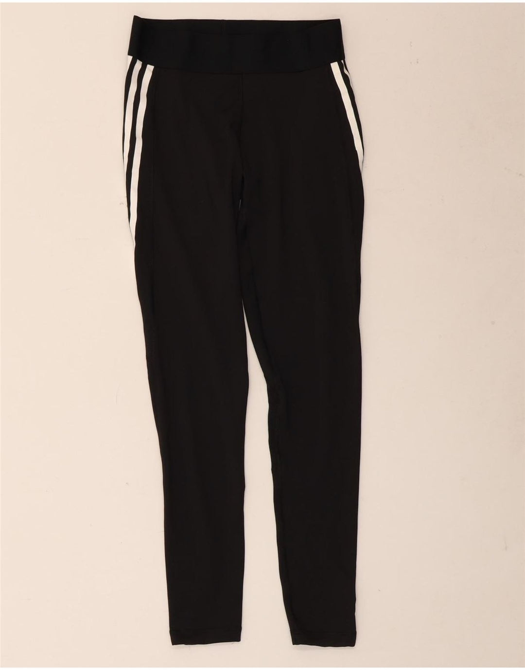 Adidas Womens Aeroready Leggings UK 8/10 Small Black Polyester