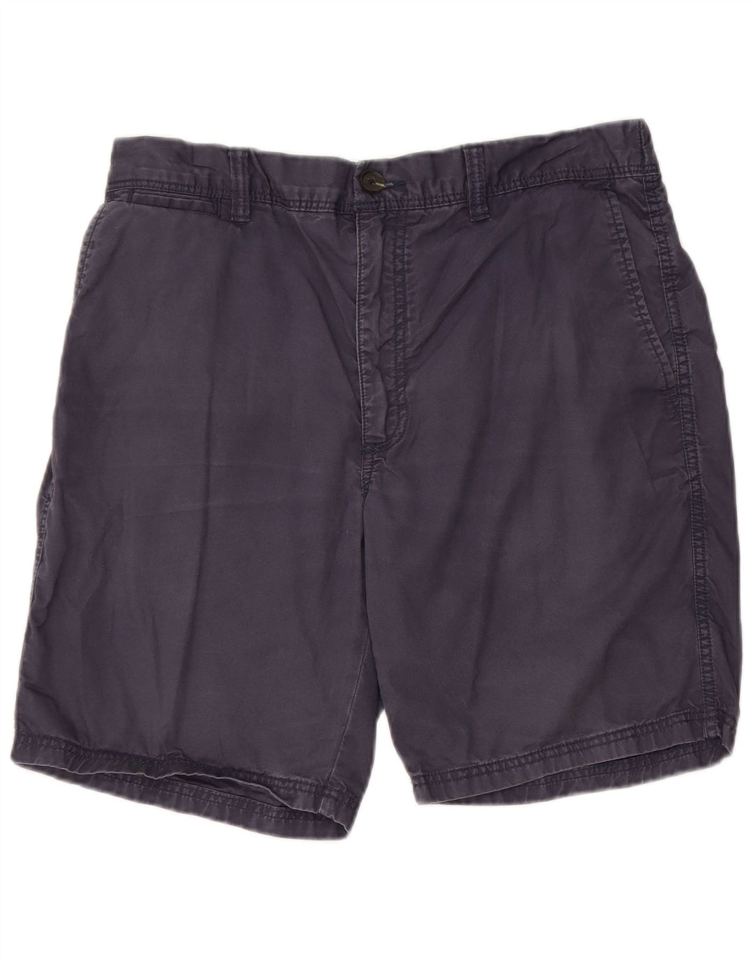 Marks & Spencer Herre Chino Shorts W36 Large Navy Blue Bomuld