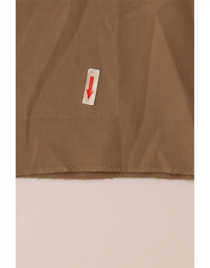 Zara Womens Wide Leg Cropped Trousers Medium W29 L25 Beige