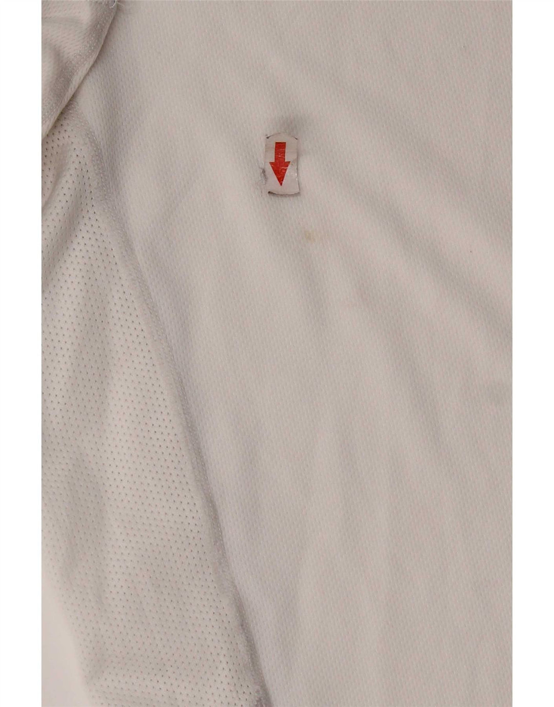 Nike Herre Dri Fit T-shirt Top Medium White Colourblock Polyester