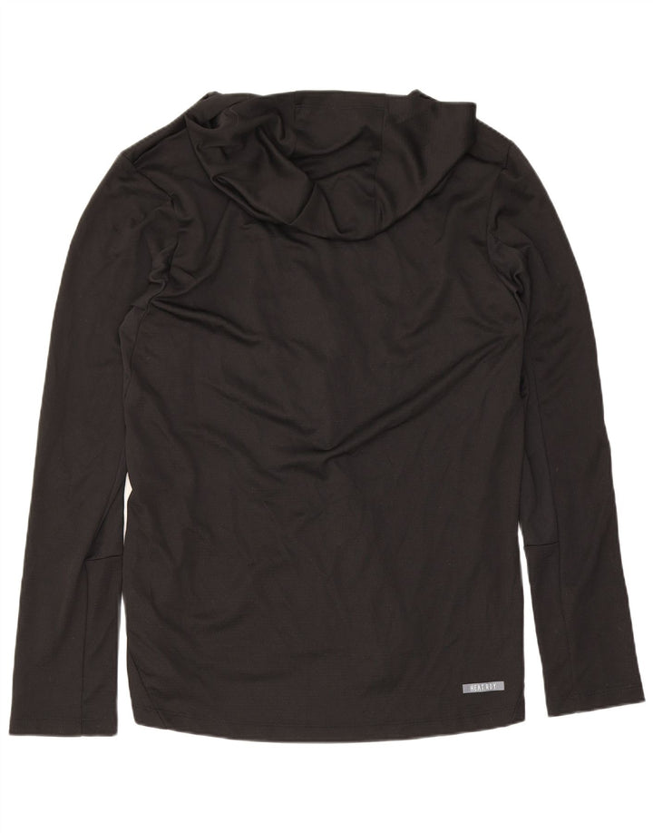 Adidas Nevada Wolf Pack Haut à capuche graphique à manches longues pour homme Noir Taille S