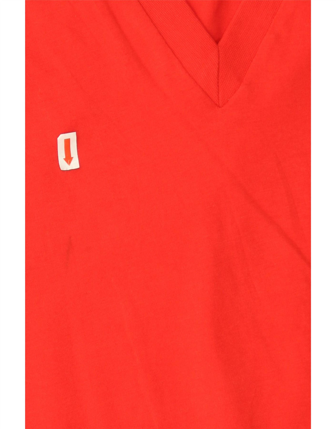 T-shirt oversize da donna Zara UK 10 piccola in cotone rosso