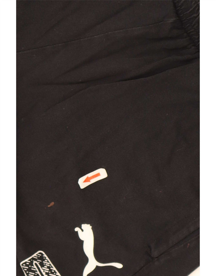 Puma Herre grafiske sportsshorts Medium sort bomuld