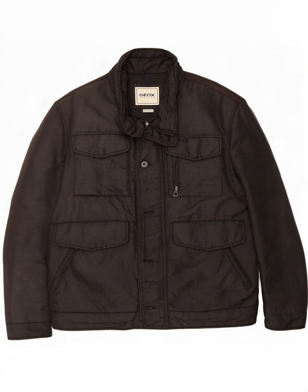 Giacca utility da uomo Geox UK 44 2XL Poliestere nero
