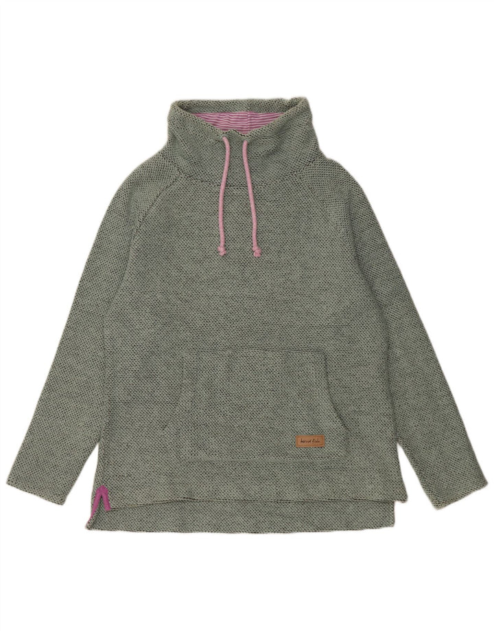 Weird Fish Womens Sweatshirt Jumper UK 16 Large Green Cotton