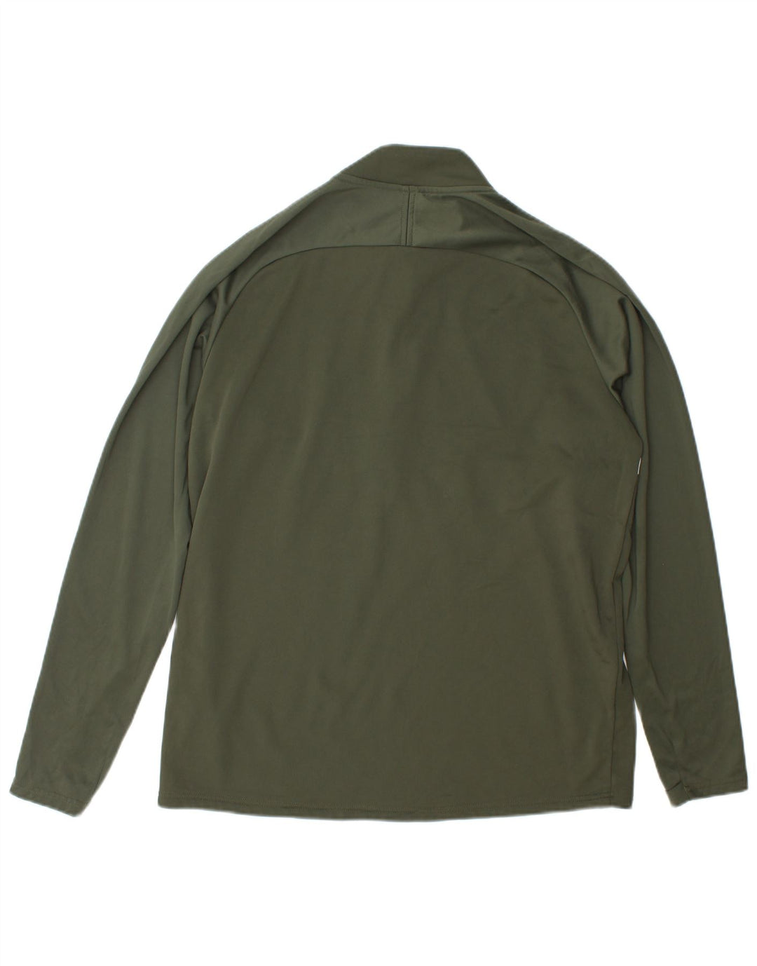 Nike Herre Dri Fit Pullover med lynlås-hals træningsdragt Top Stor grøn polyester