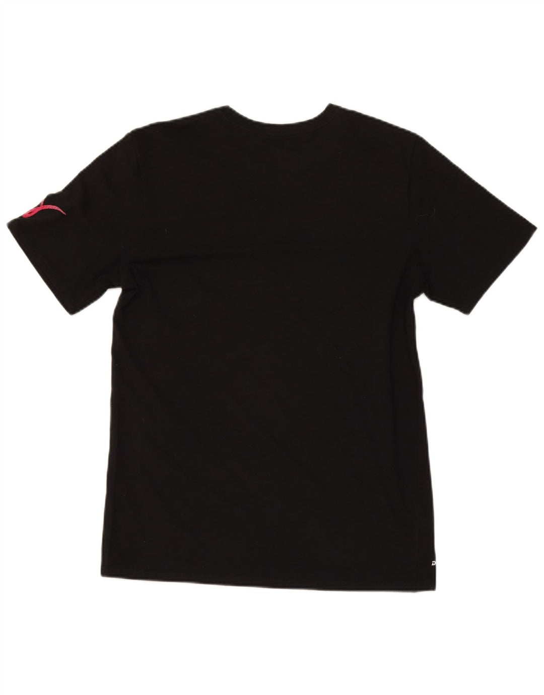NIKE Mens Dri Fit Graphic T-Shirt Top Medium Black Cotton