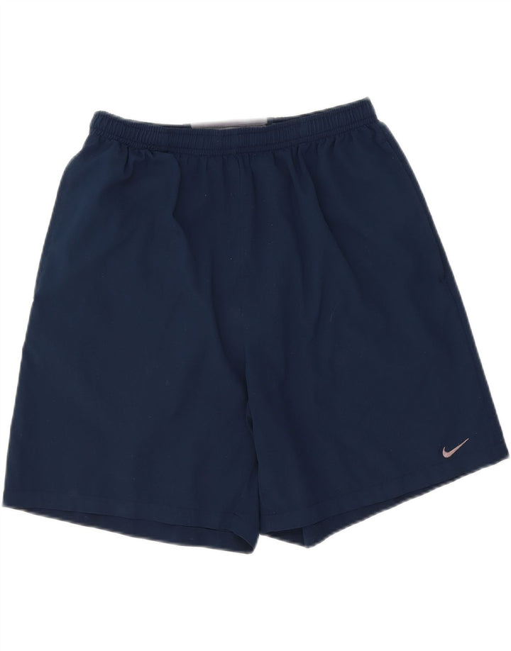 NIKE Mens Dri Fit Sport Shorts Medium  Navy Blue Polyester Vintage Nike and Second-Hand Nike from Messina Hembry 
