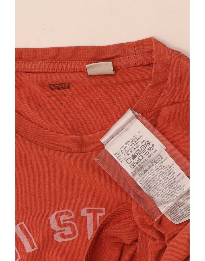 T-shirt grafica da uomo Levi's Top in cotone arancione medio