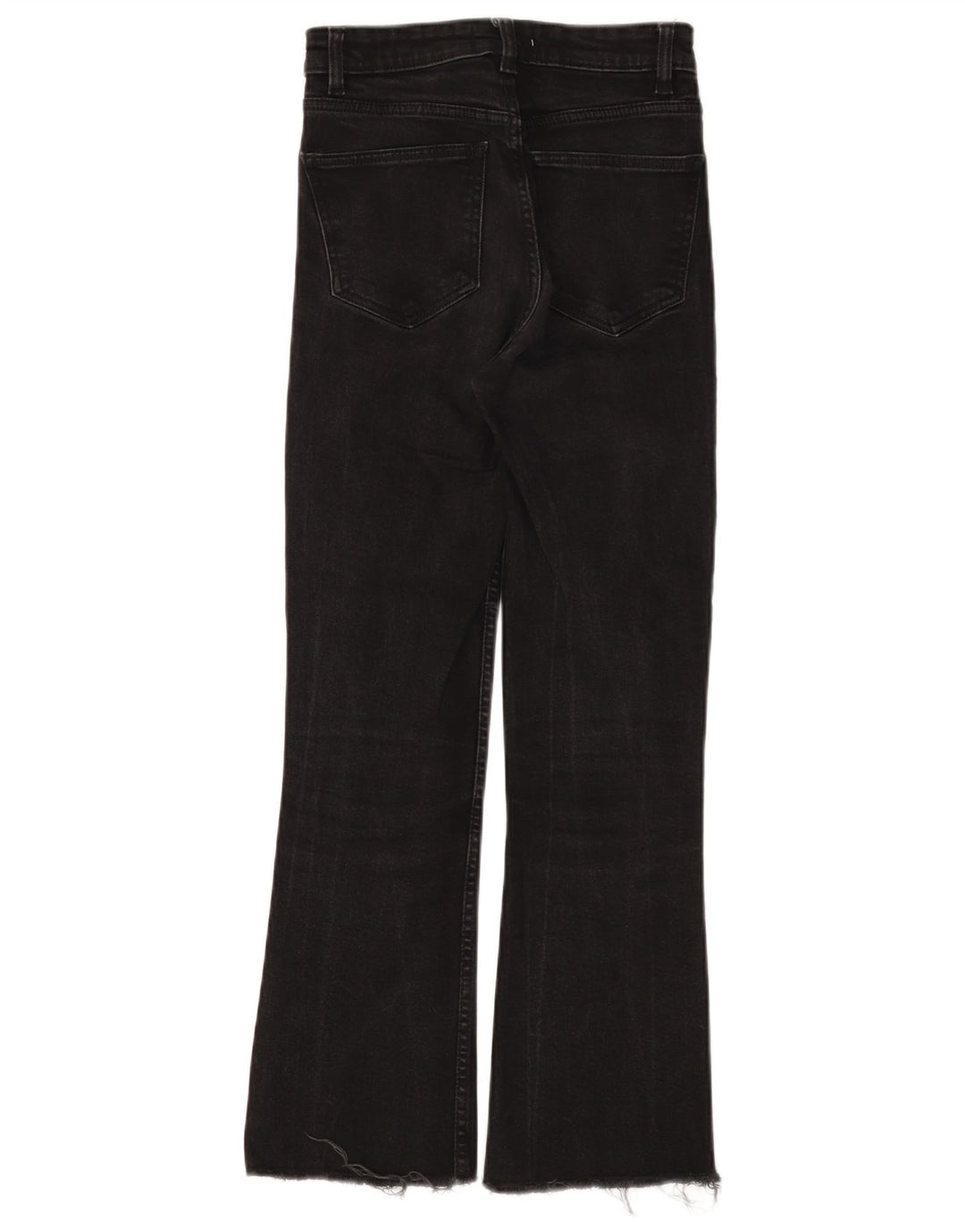 Zara Dame Bootcut Jeans EU 34 2XS W24 L26 Sort