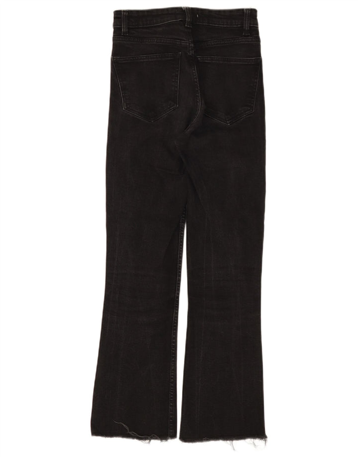 Zara Dame Bootcut Jeans EU 34 2XS W24 L26 Sort