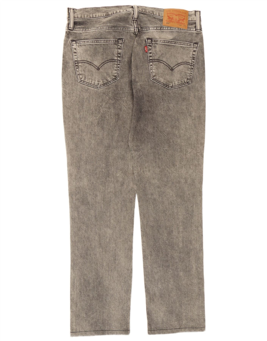 Levi's Herre 511 Slim Jeans W34 L31 Grå Bomuld