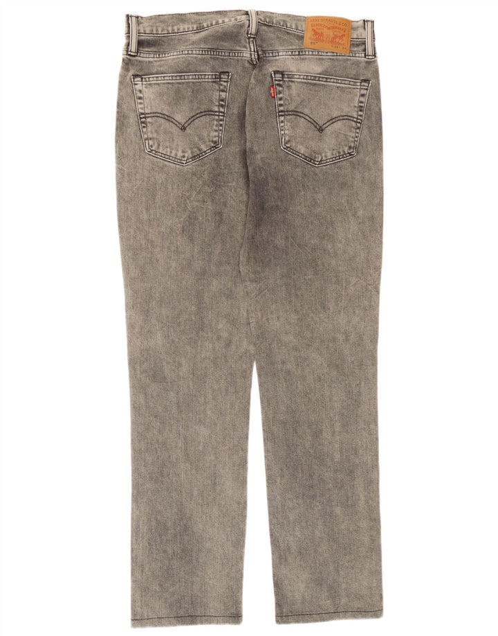 Levi's Herre 511 Slim Jeans W34 L31 Grå Bomuld