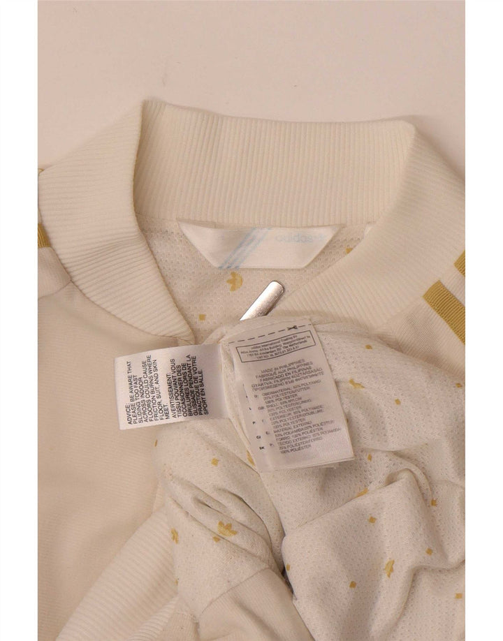 Giacca da ginnastica da donna Adidas EU 36 Small bianca in poliammide