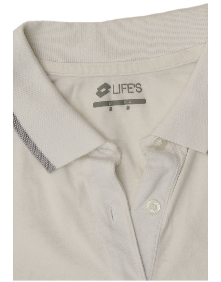 Lotto Damen Poloshirt UK 14 Medium Weiß