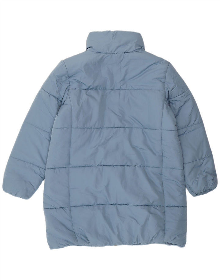 Marks & Spencer Womens Padded Jacket UK 14 Large Blue Polyester