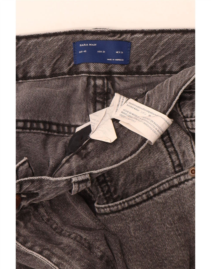 ZARA Jeans Slim Homme EU 40 Medium W31 L29 Gris Coton