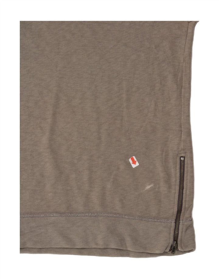J. CREW Womens Sweatshirt Jumper UK 6 XS Grey Cotton Vintage J. Crew and Second-Hand J. Crew from Messina Hembry 