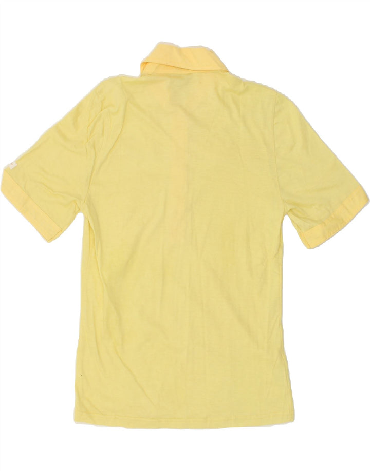 VINTAGE Womens Polo Shirt IT 50 XL Yellow Cotton | Vintage Vintage | Thrift | Second-Hand Vintage | Used Clothing | Messina Hembry 