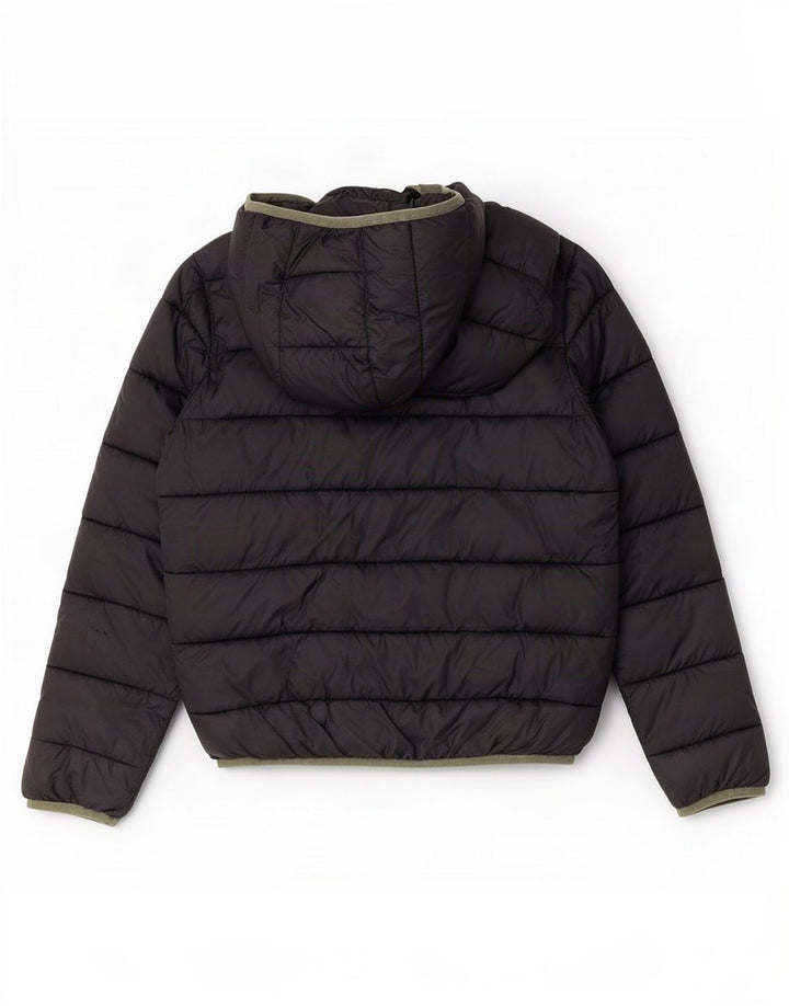 Champion Boys Hooded Padded Jacket 11-12 Years Large Black