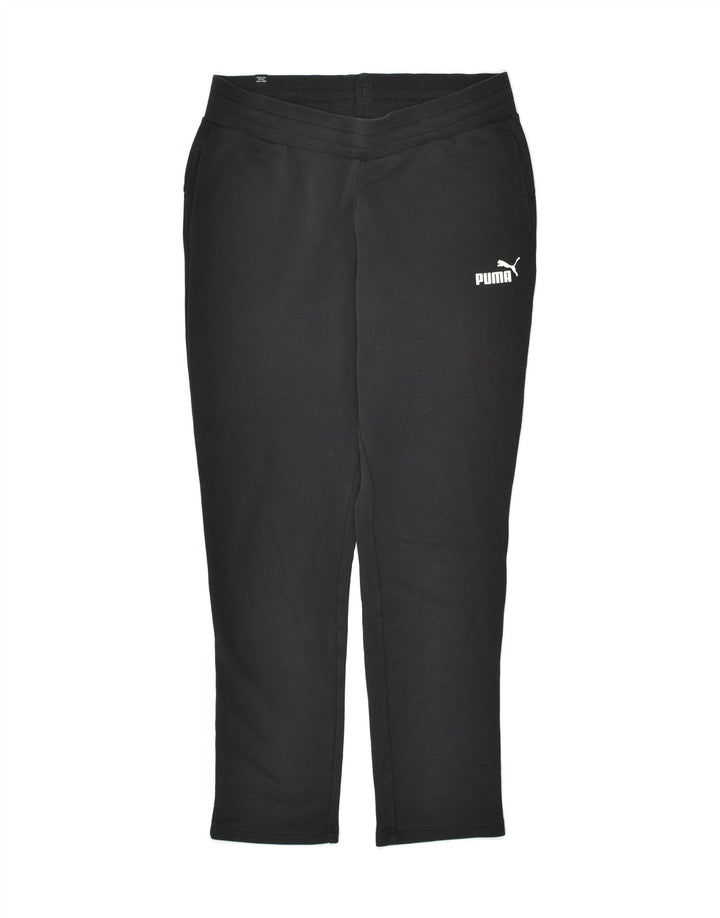 PUMA Womens Tracksuit Trousers UK 12 Medium Black Vintage Puma and Second-Hand Puma from Messina Hembry 