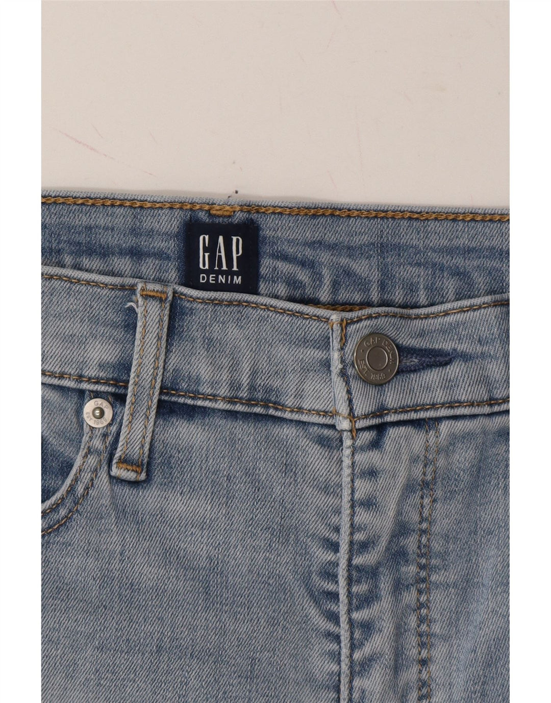 GAP Womens Skinny Jeans W30 L30 Blue Lyocell Vintage Gap and Second-Hand Gap from Messina Hembry 