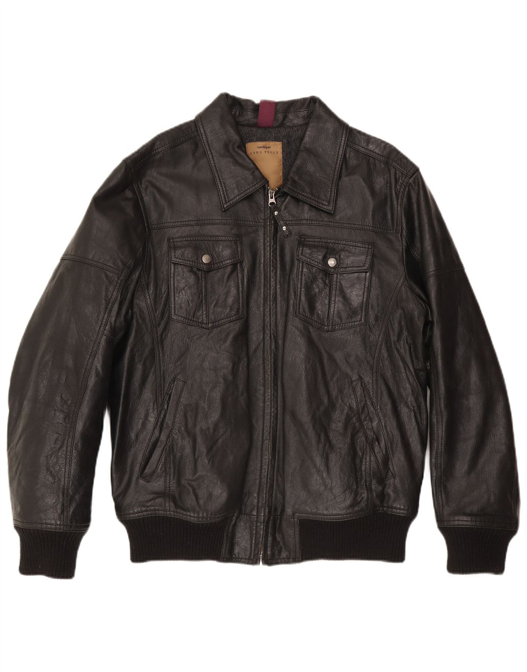 Giacca In Pelle Uomo Conbipel IT 54 XL Nera