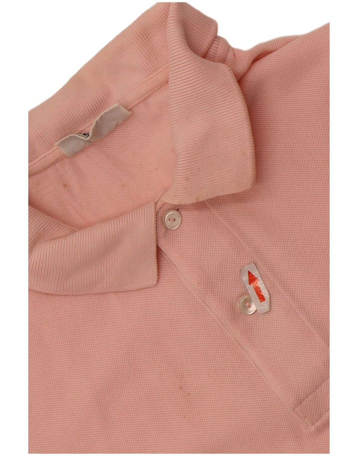 Lacoste Mens Polo Shirt Size 5 Large Pink Cotton