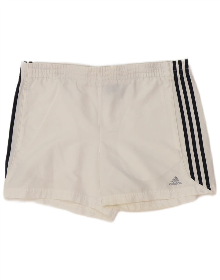 Adidas Mens Clima 365 Sport Shorts Small White Polyester
