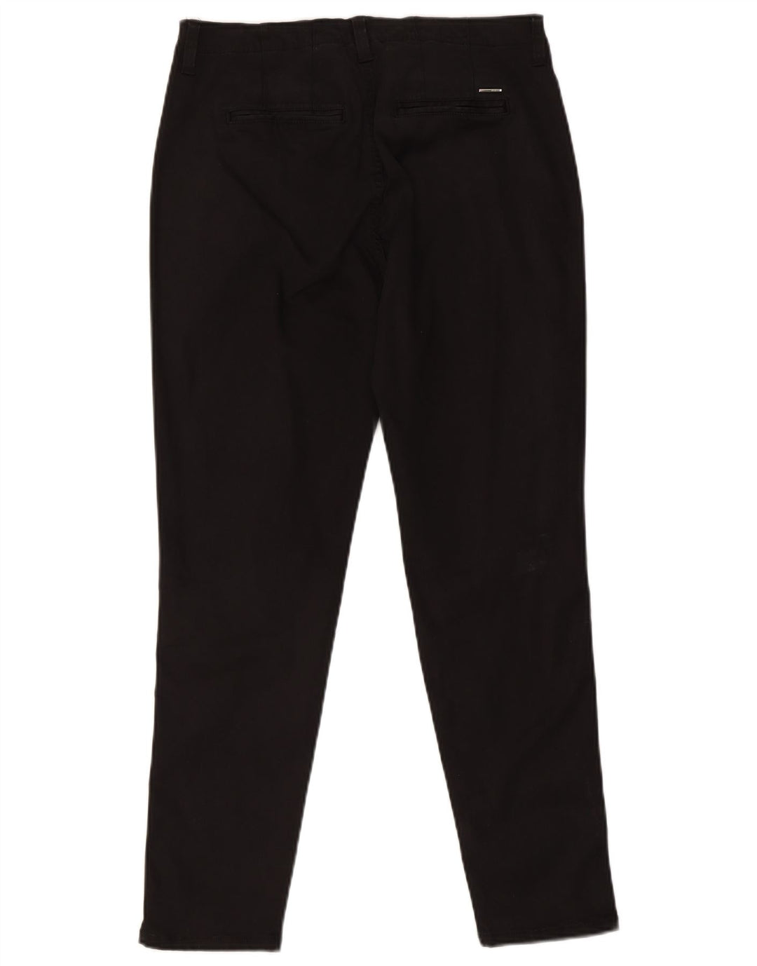 Guess Womens Slim Chino Trousers W31 L29 Black Lyocell