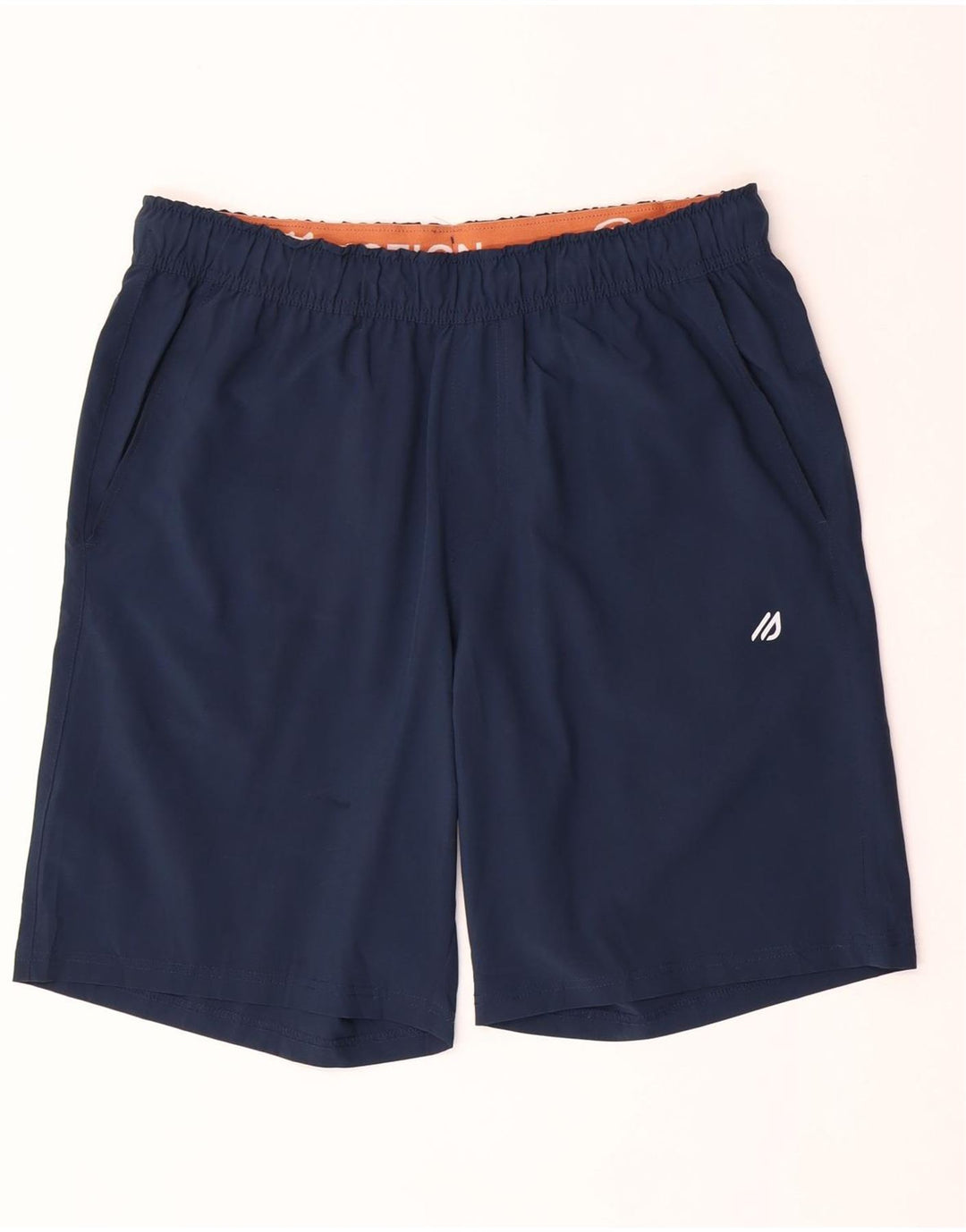 EDDIE BAUER Mens Sport Shorts Medium  Navy Blue Polyester