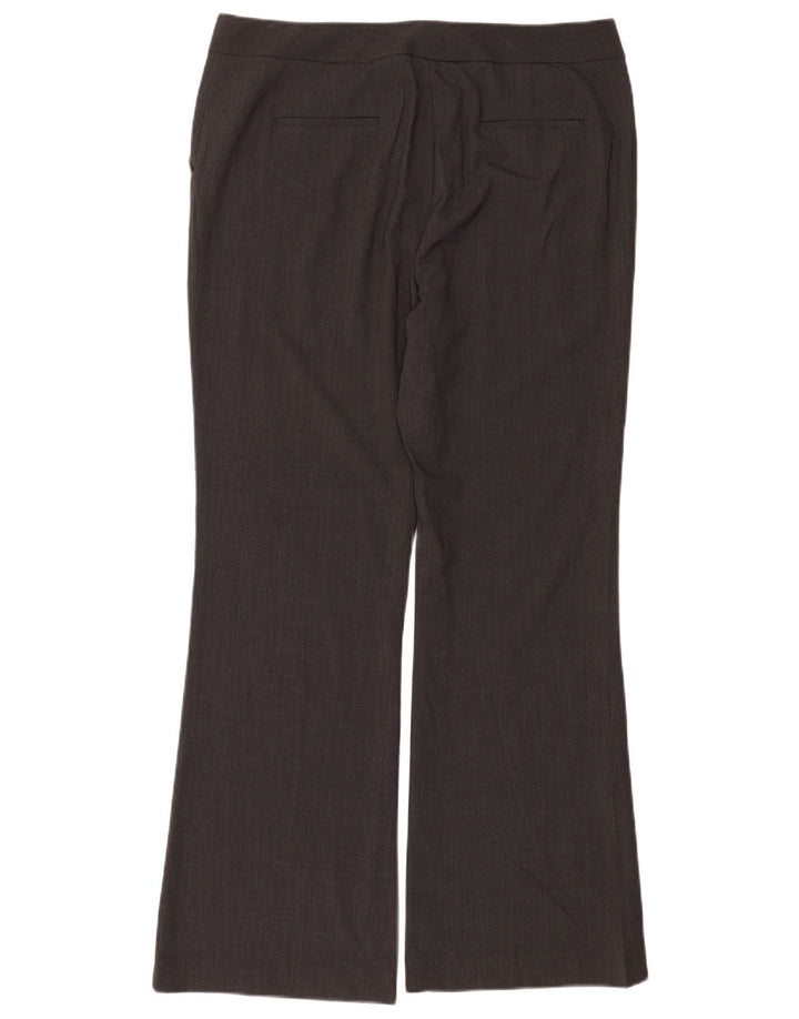 Calvin Klein Womens Bootcut Suit Trousers US 16 XL W38 L32 Grey Polyester
