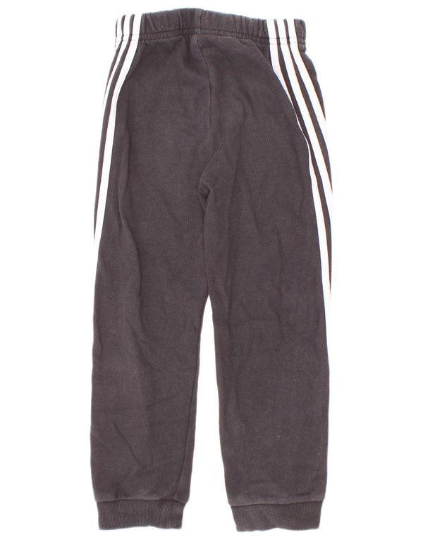 Adidas - Pantalón de chándal para niño (3-4 años, algodón), color negro