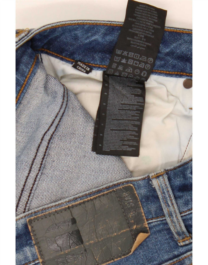 G-Star Mens Revend Straight Jeans W34 L32 Blue Cotton