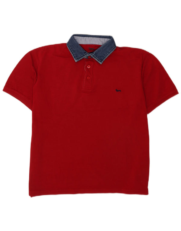 Harmont & Blaine muška ragbi polo majica standardnog kroja XL, crveni pamuk