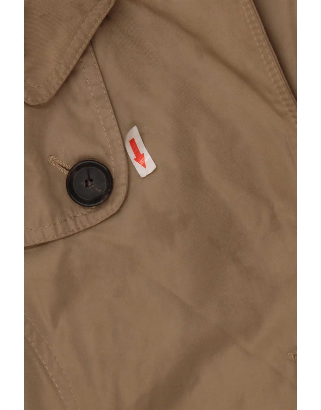 Zara Trench Femme UK 44 Polyester Beige Moyen