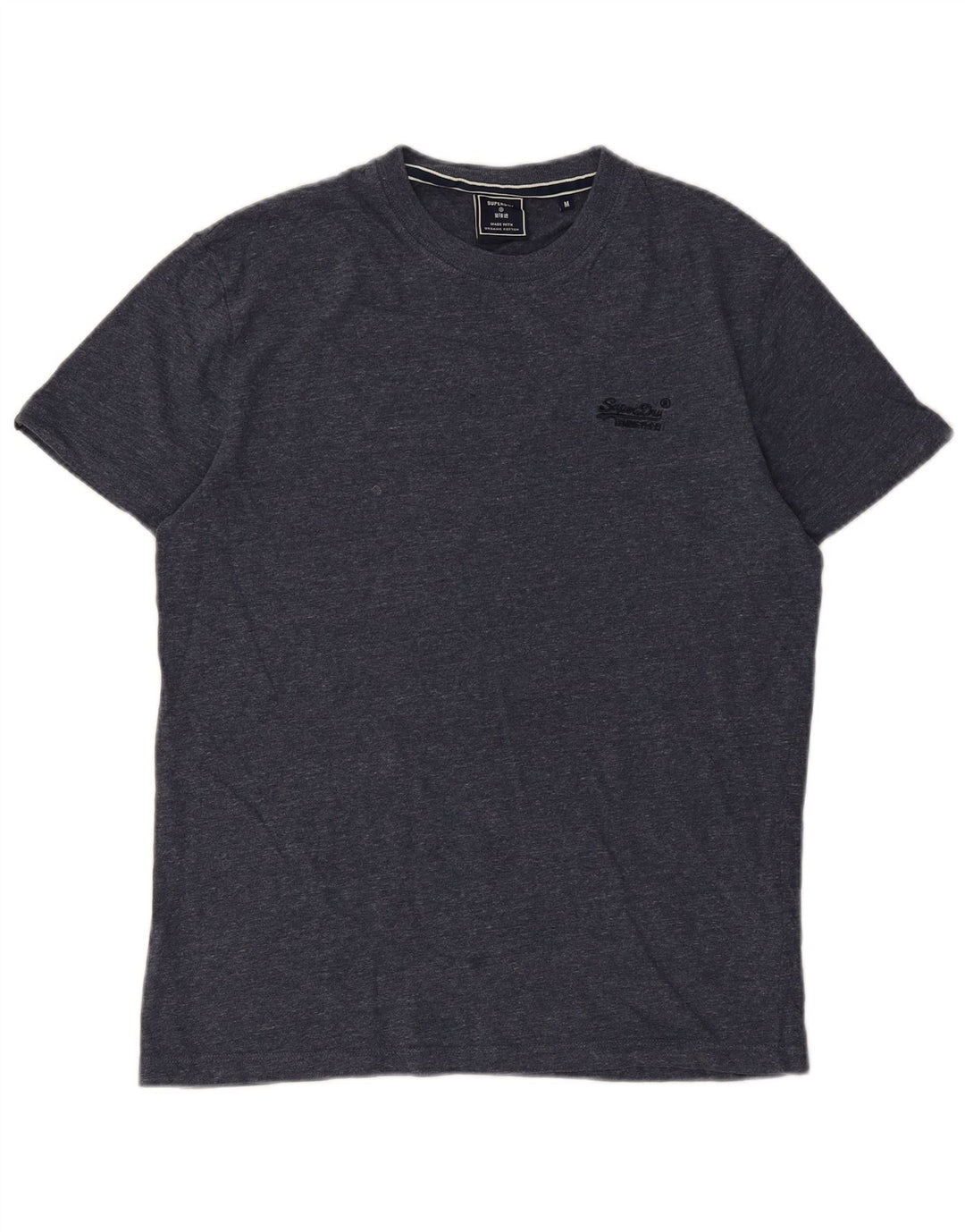 Superdry Herre T-shirt Top Medium Marineblå Bomuld