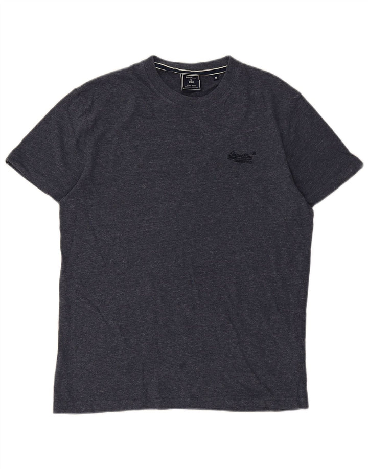 Superdry Herre T-shirt Top Medium Marineblå Bomuld
