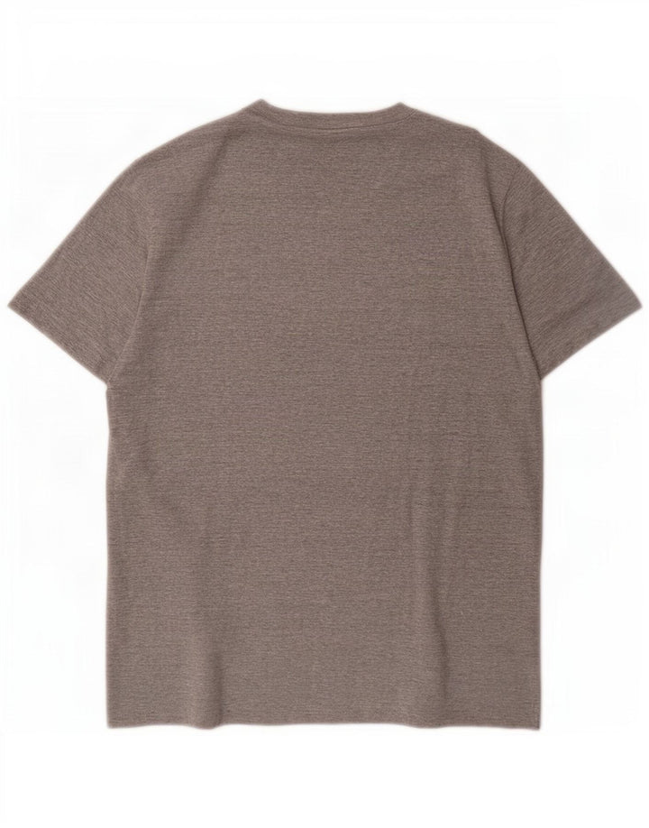 Tricou grafic pentru bărbați Diesel Top Medium Gri din bumbac cu pete