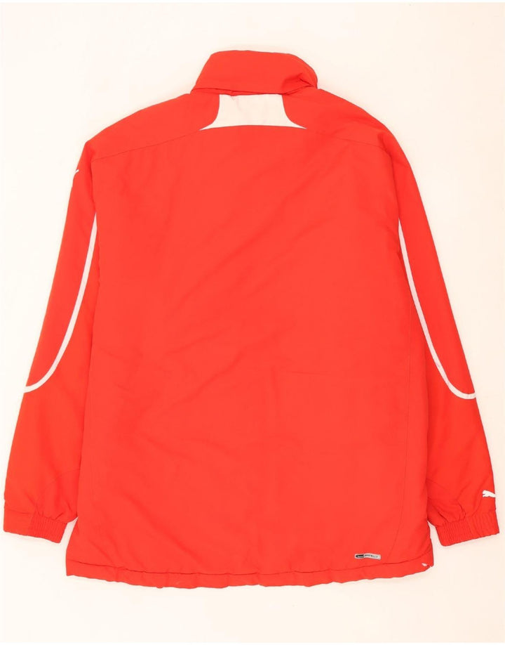 PUMA Mens Hooded Padded Coat UK 42 XL Red Vintage Puma and Second-Hand Puma from Messina Hembry 