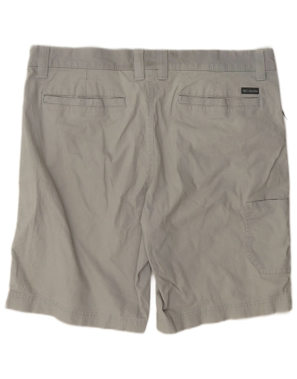 Columbia Mens Regular Fit Cargo Shorts W36 Large Blue Cotton