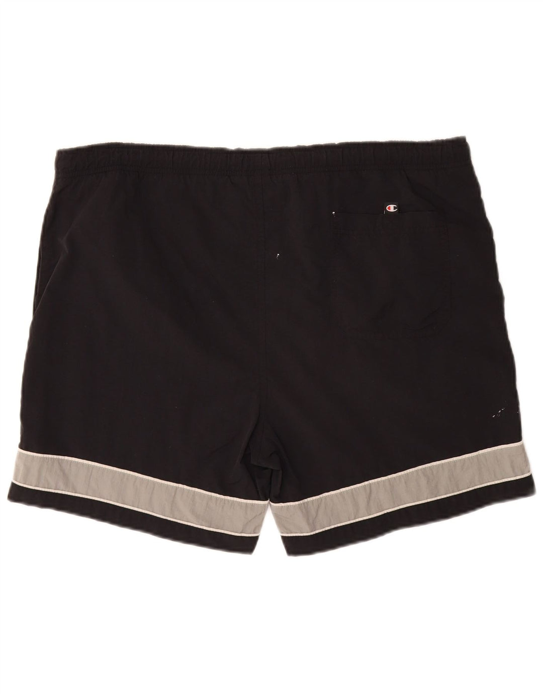CHAMPION Mens Swimming Shorts XL  Black Colourblock