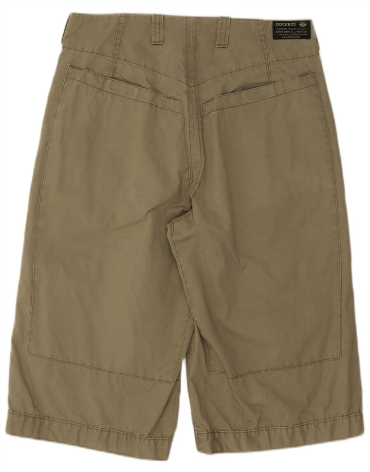 Dockers Womens Cargo Shorts W31 Medium Khaki Cotton