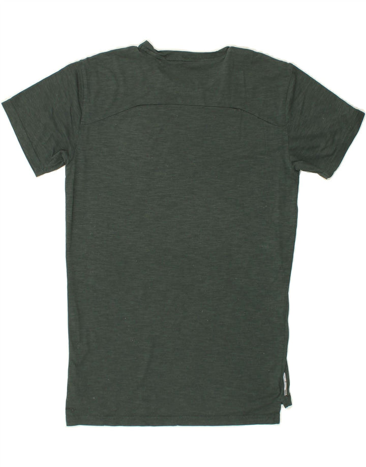 PUMA Mens Graphic T-Shirt Top Small Khaki Polyester Vintage Puma and Second-Hand Puma from Messina Hembry 