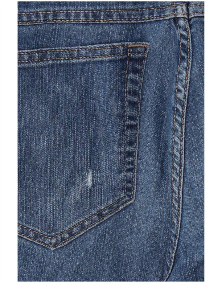 Lee Womens Riders Capri Jeans W34 L18 Blue