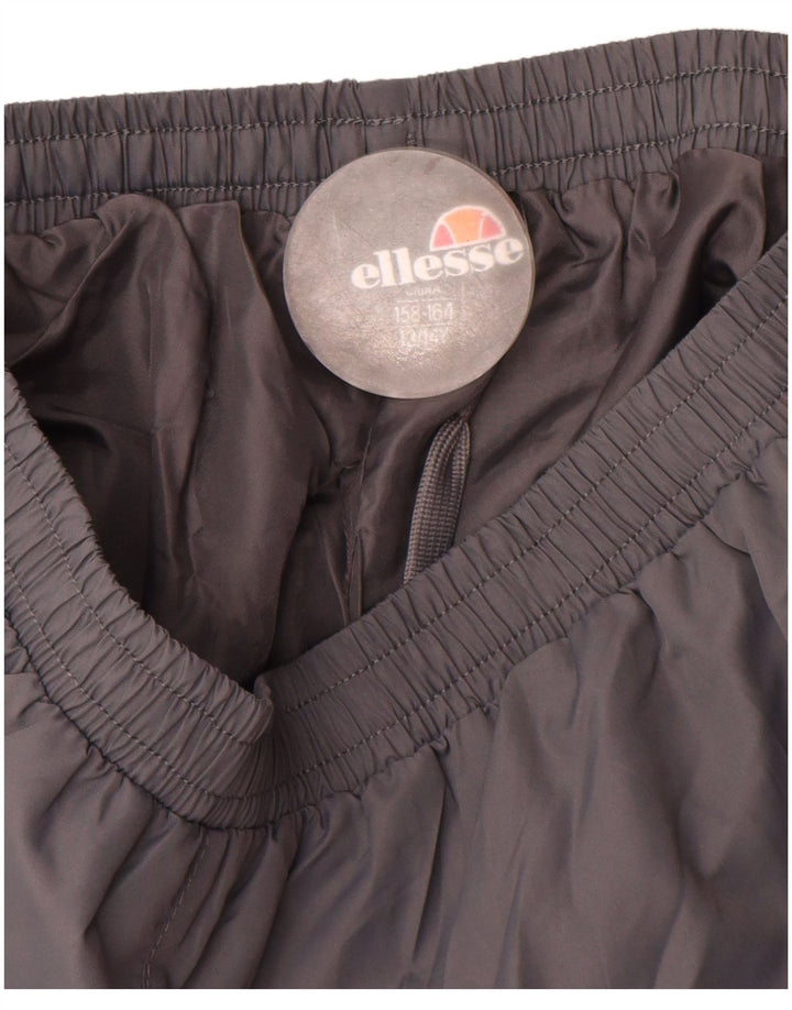 Ellesse Boys Graphic Tracksuit Trousers Joggers 13-14 Years  Grey Polyester