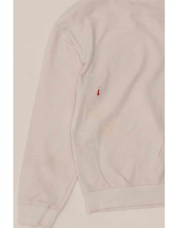 GAELLE Girls Paris Graphic Sweatshirt Jumper 9-10 Years Off White Cotton Vintage Gaelle and Second-Hand Gaelle from Messina Hembry 