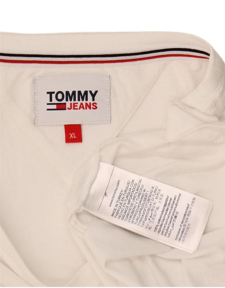 Camiseta masculina TOMMY HILFIGER XL algodão branco