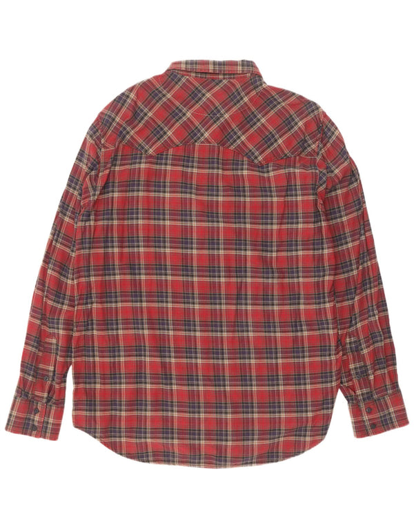 Marlboro Classics Herre Regular Fit Flanellskjorte 3XL rød ternet